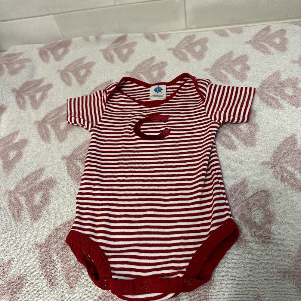 Colgate University Striped Baby One-Piece Bodysuit